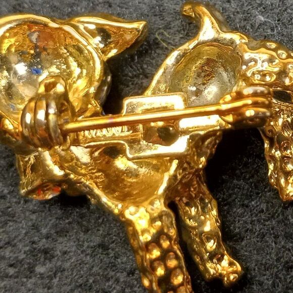 Gold tone Little Lamb Brooch Country core - Picture 2 of 7